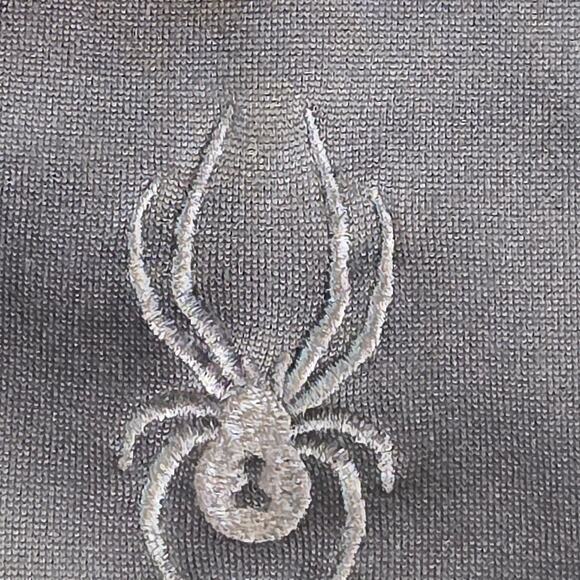 Spyder Men’s XXL Quarter Zip Pullover Black Gray Fleece 229517 Luther Logo - Picture 5 of 16